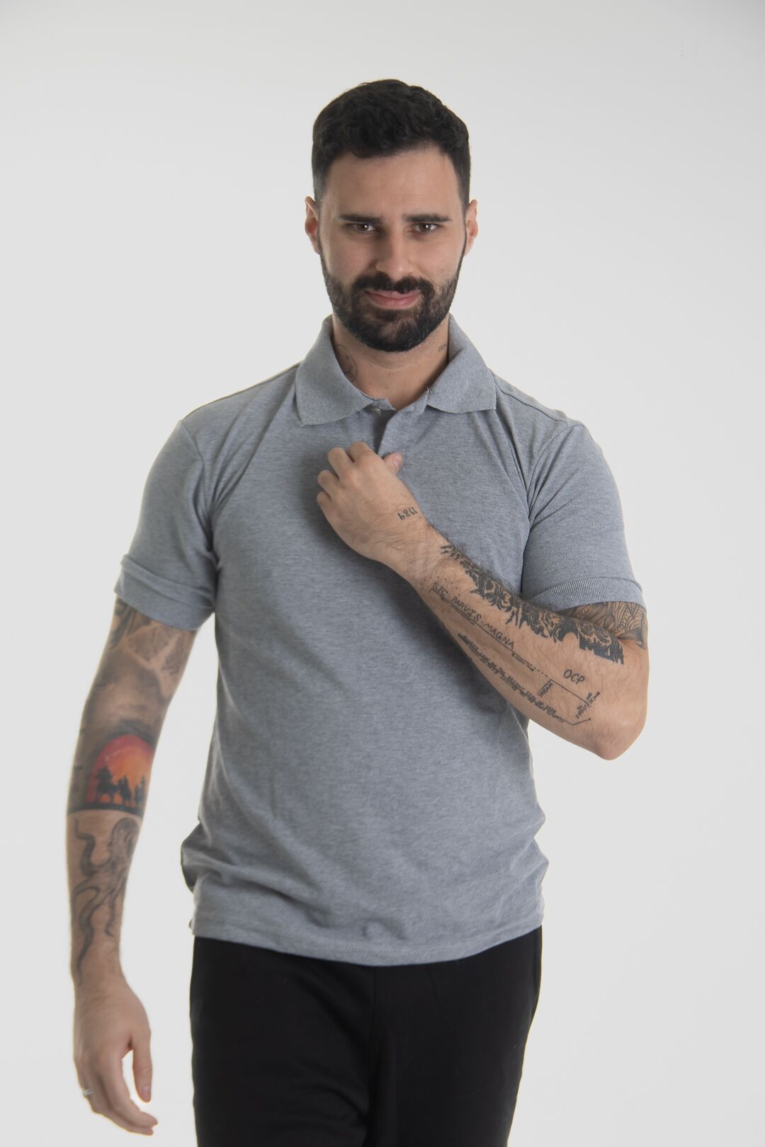 Camisa Polo Piquet Masculina – Camisetas Magic